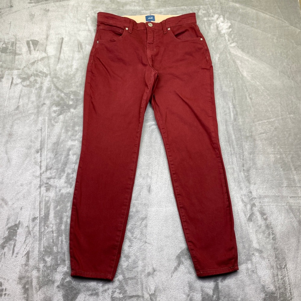 JAG Cecilia Skinny Jeans Womens Size 6/29 Dark Red Denim Pants Grunge Boho Prepp